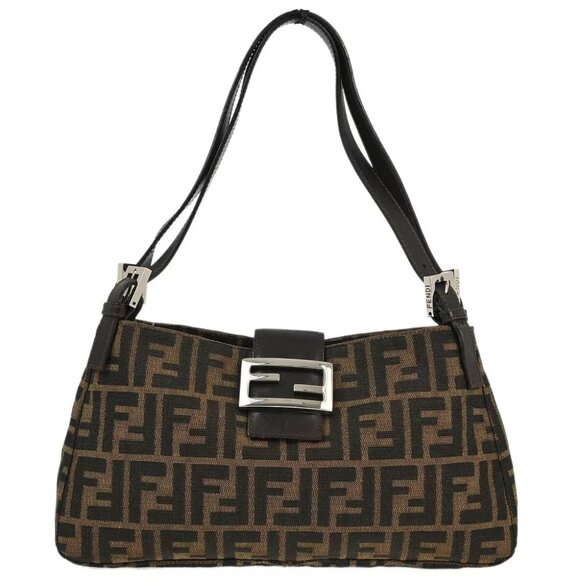 Fendi Brown Zucca Handbag 2305.26583.009 XX90669 - Picture 1 of 10